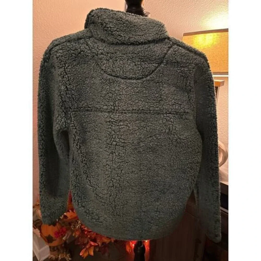 Boxercraft Sherpa green sweater size‎ small